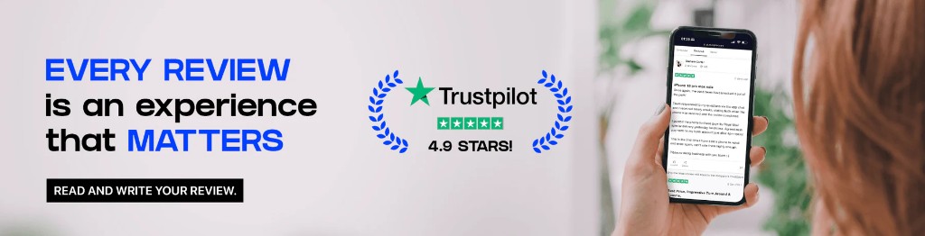 Every review is an experience that matters — 4.9 stars on Trustpilot